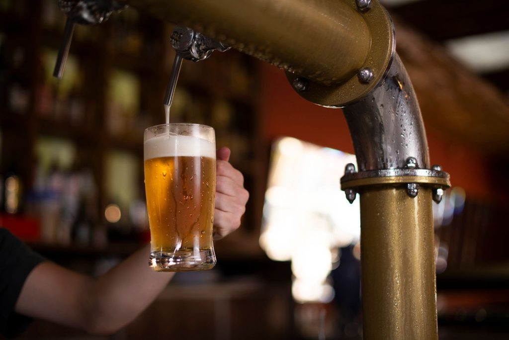 stainless steel kegerator